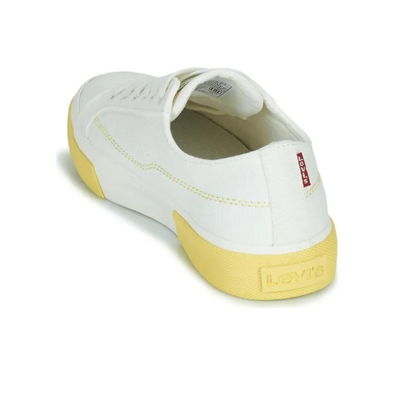 Levi's Wear resistant And Lightweight Low Top Skateboard Shoes Women's Beige-4