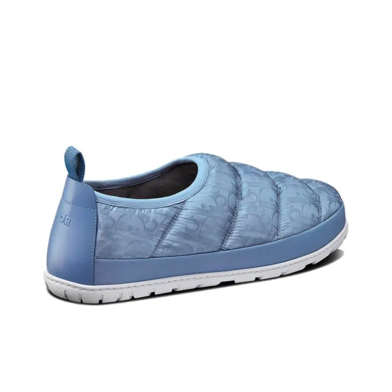 DIOR Snow Slipper Blue Oblique Technical Fabric-3
