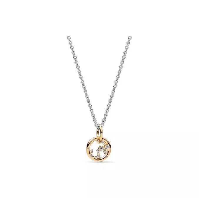 Pandora Copper Silver Alloy Necklaces Unisex Multicolor-3