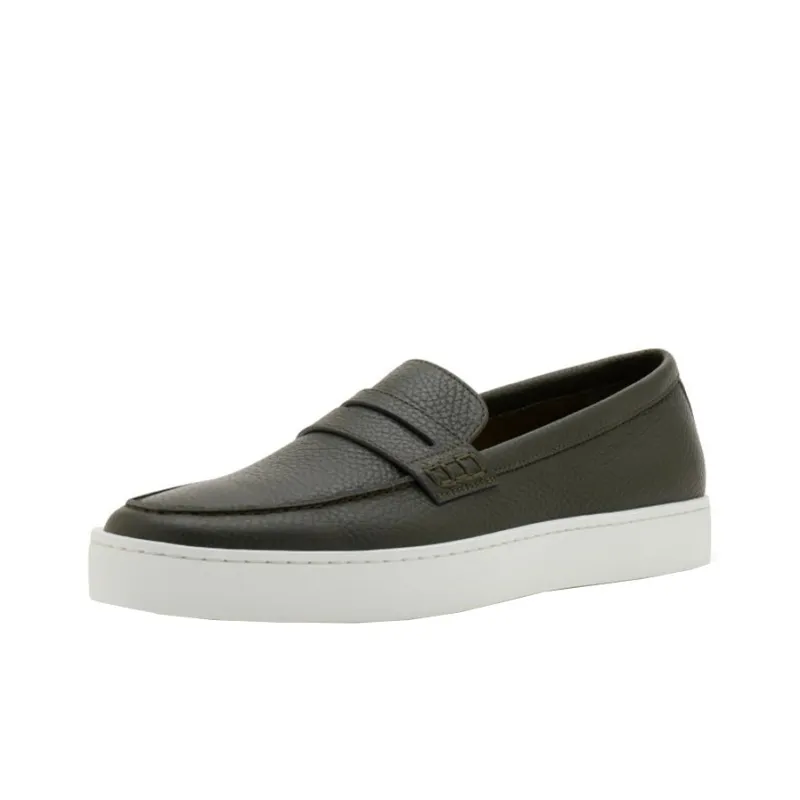 MANOLO BLAHNIK Ellis Loafers 1cm Men's Green Black-2