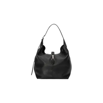 GUCCI Jackie 1961 Leather Half Moon HOBO Shoulder Bag Unisex Black