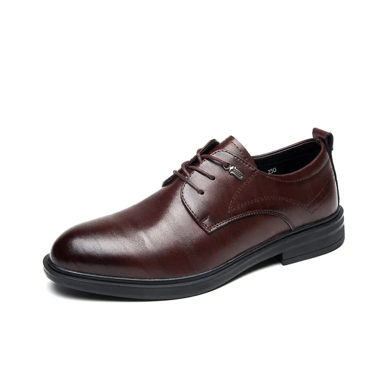 PLO CART Dress Shoes Men Low Top Black/Brown-1