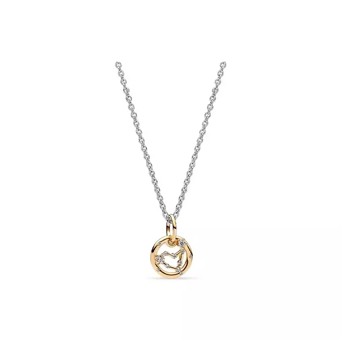 Pandora Copper Silver Alloy Necklaces Unisex Multicolor-7