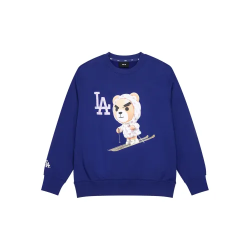 MLB Mega Bear LA Dodgers Sweatshirts Unisex Blue