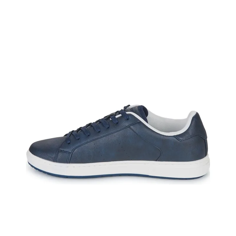 Levis Abrasion Resistant Low Top Skateboard Shoes Men's Dark Blue-0