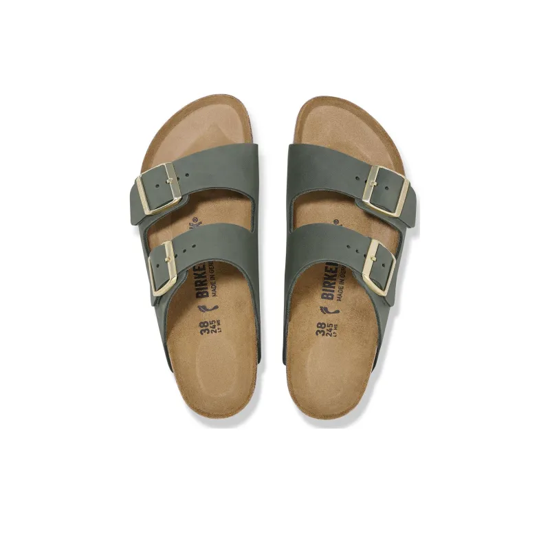 Birkenstock Slide Slippers Women's Light Green Regular-3