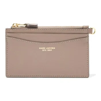 MARC JACOBS Goatskin Wallet Women's Beige