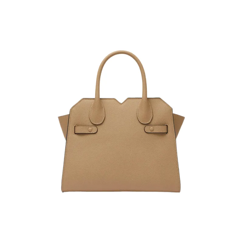 Valextra Calfskin Shoulder Bag, Crossbody Bag, Handbag Mini Women's Cashmere Beige-2