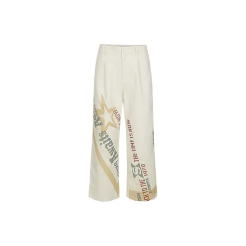 URBAN REVIVO Casual Pants Men Off White