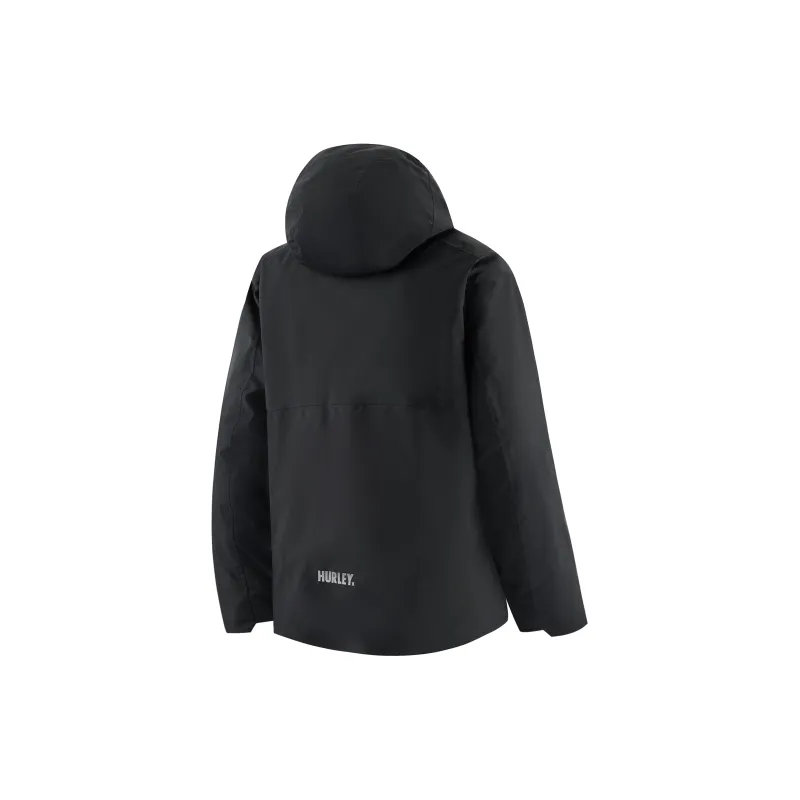 Hurley Windbreaker Jackets Unisex Black-2