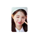 Little Brown Contact Lens Photocard-Round Face Single Card