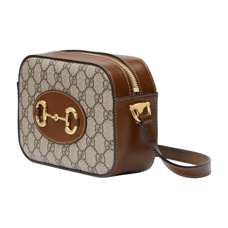GUCCI Horsebit 1955 Canvas Crossbody Bag, Shoulder Bag Women's-1
