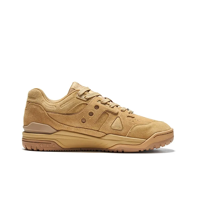 Saucony Cross 90 Cushioning Low Top Casual Running Shoes Unisex Khaki-1