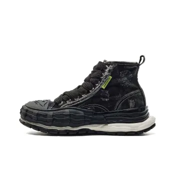 OGR Recast Collection High Top Canvas Shoes Unisex Black