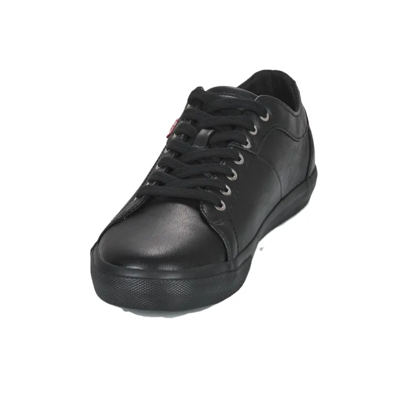 Levis Wear resistant And Lightweight Low Top Skateboard Shoes Men's Black-3