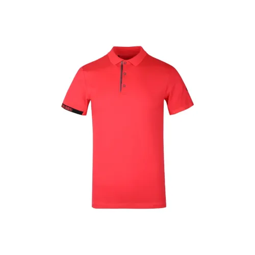 Adidas Polo Shirts Men Watermelon Red