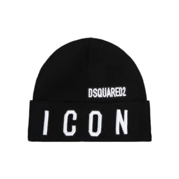 DSQUARED 2 Polyester Beanies Baby Black