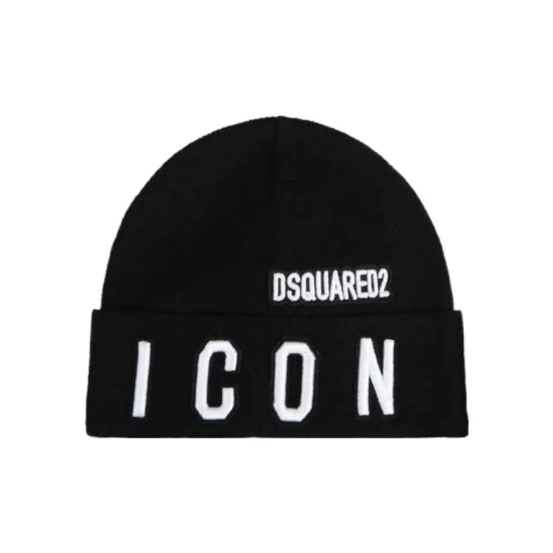 DSQUARED 2 Polyester Beanies Baby Black-0