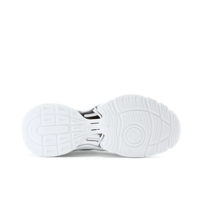 Satchi Cushioning Abrasion Resistant Breathable Low Top Chunky Sneakers 4cm Men's White-5