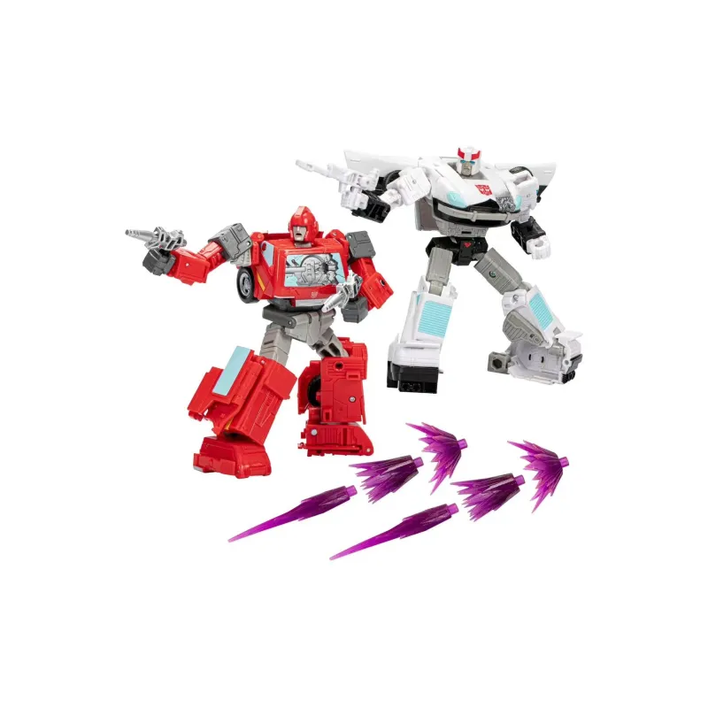 Hasbro Transformers Toy BB Collection SS86 V-Class Ironhide+D-Class Police Car Set Assembled Models-1