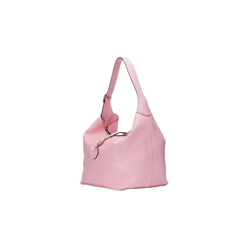 GUCCI Jackie 1961 Leather Crescent HOBO Shoulder Bag Unisex Pink-2