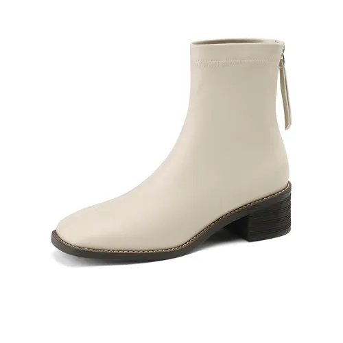 JOSINY Ankle Boots Women's Off White