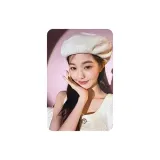 Small Round Brown Contact Lense Photocard-Face Support Round Single Card