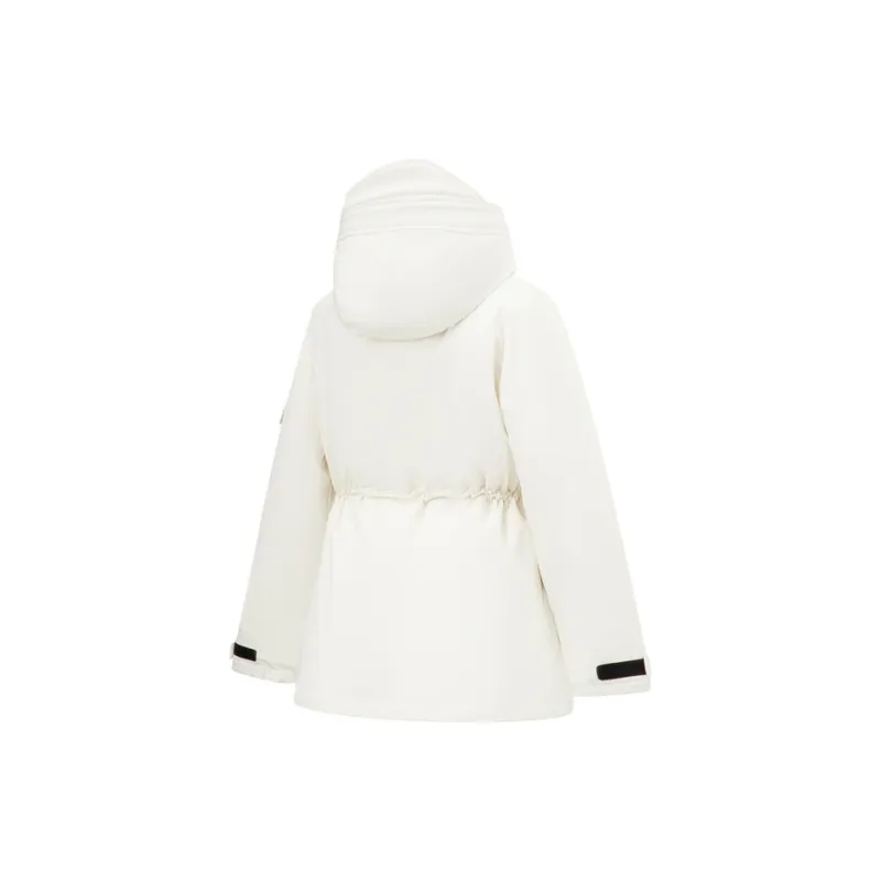 LiNing Fondue Down Series Down Jacket Women's Feather White-1
