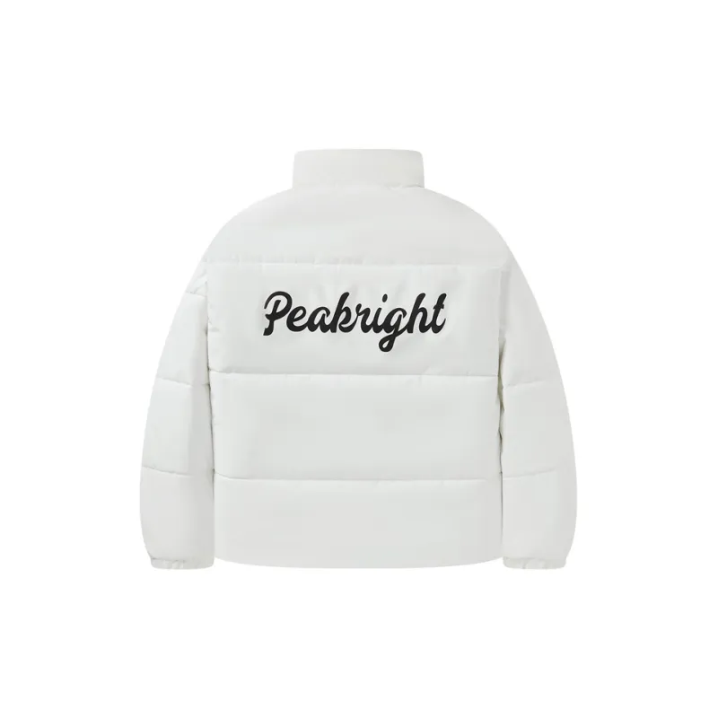 PEAK Puffer Jackets Unisex White-1
