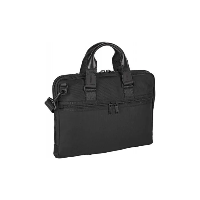 TUMI Elastic Nylon Shoulder Bag Crossbody Bag Handbag Laptop Bag Briefcase Men's Black-1
