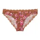 Caramel Brown Floral Print