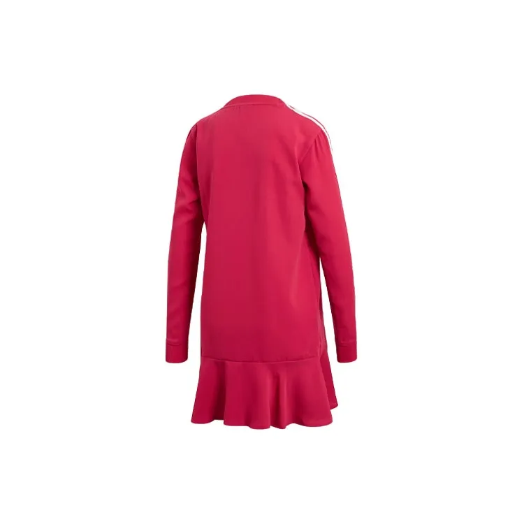 Adidas Originals Long Sleeved Dresses Women's Pink-1