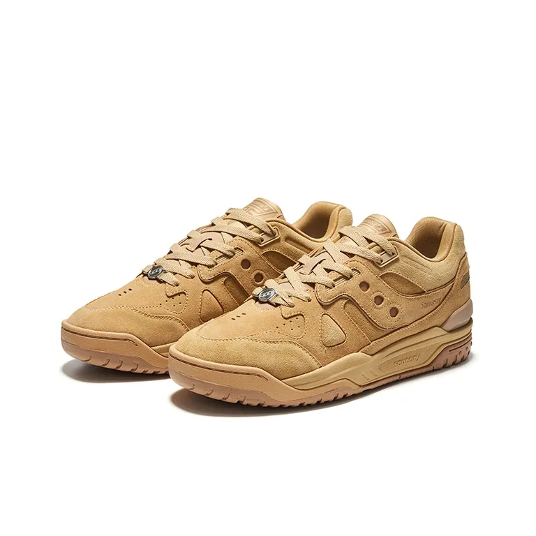 Saucony Cross 90 Cushioning Low Top Casual Running Shoes Unisex Khaki-2
