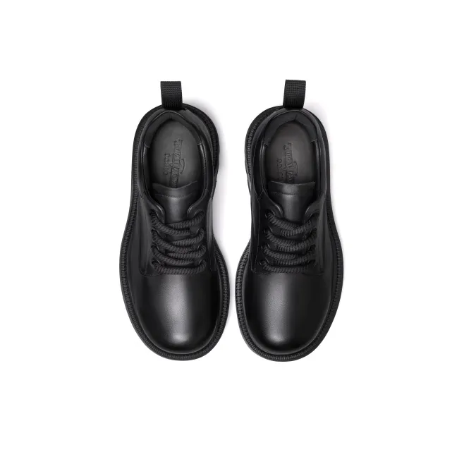TUATARA Casual Leather Shoes Unisex Black-3