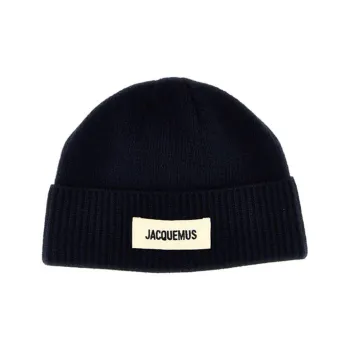 Jacquemus Wool Beanies Unisex Black