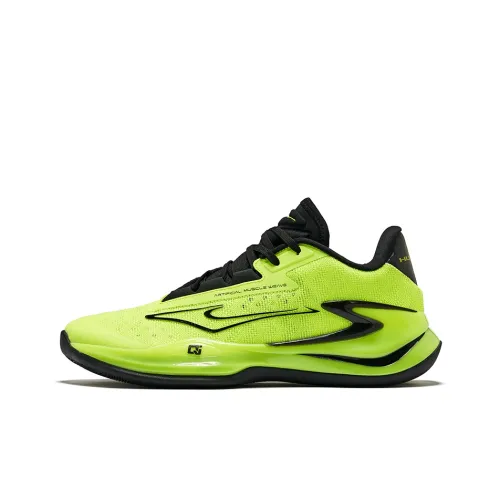 Erke Humble 1.0 Basketball Shoes Men Mid-Top Neon Lime Green/Jet Black