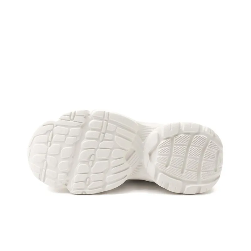 Spider King Abrasion Resistant Low Top Chunky Sneakers Women's Beige-3
