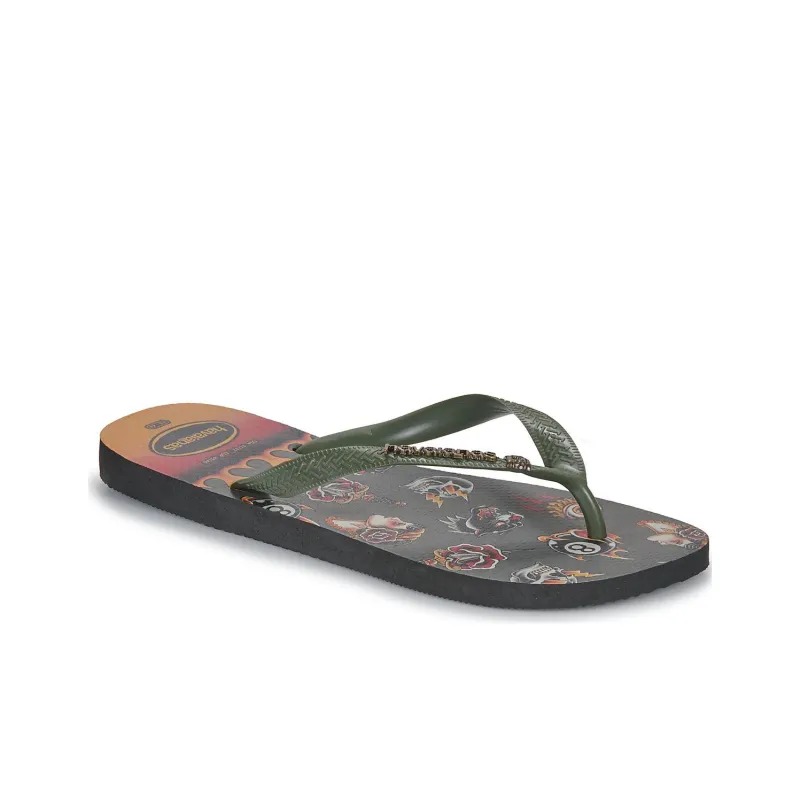 Havaianas Abrasion Resistant Flip Flops Men's Green-2