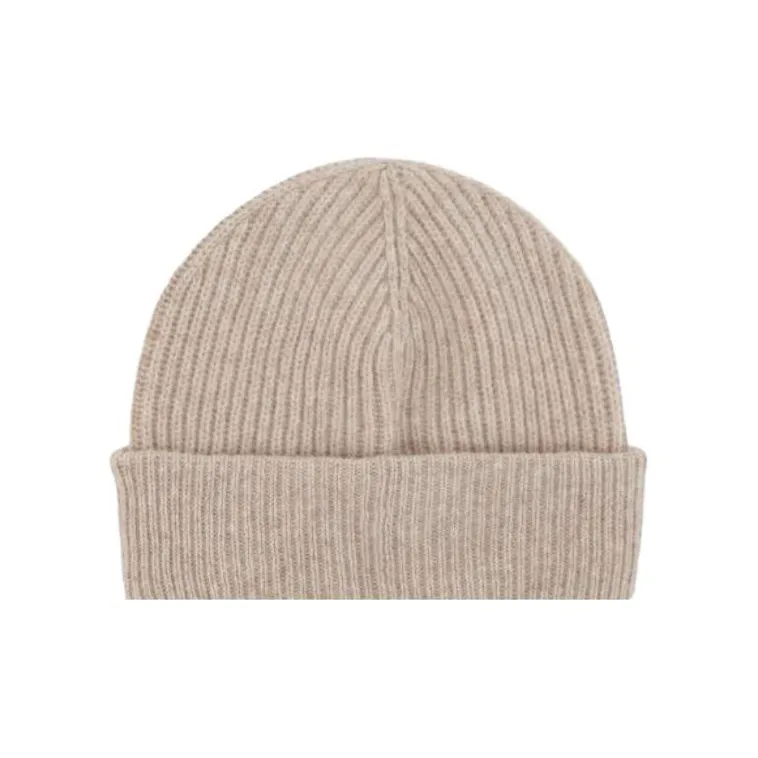 GANNI Fitted Rib Knit Beanie-1