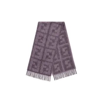 FENDI Knit Scarves Women's Purple