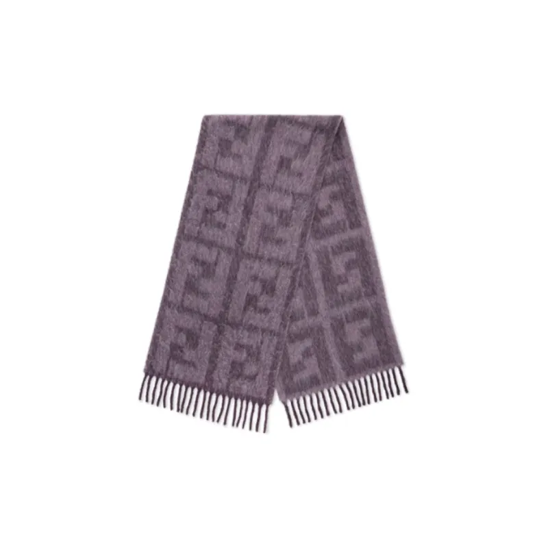 FENDI Knit Scarves Women's Purple-0