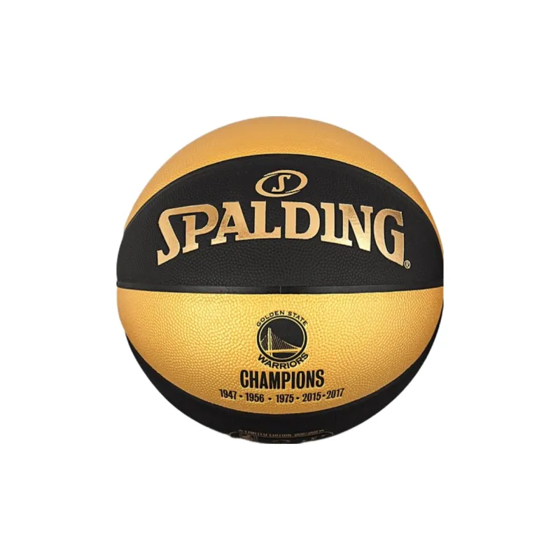 SPALDING PU Basketball Black Gold Size 7 Training Unisex-0
