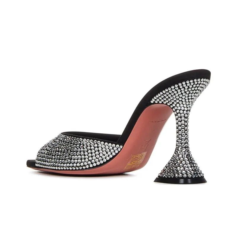AMINA MUADDI Slide Slippers Women's Silver-2