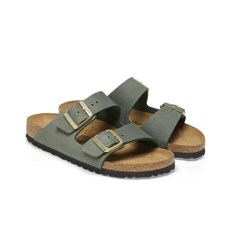 Birkenstock Slide Slippers Women's Light Green Regular-2