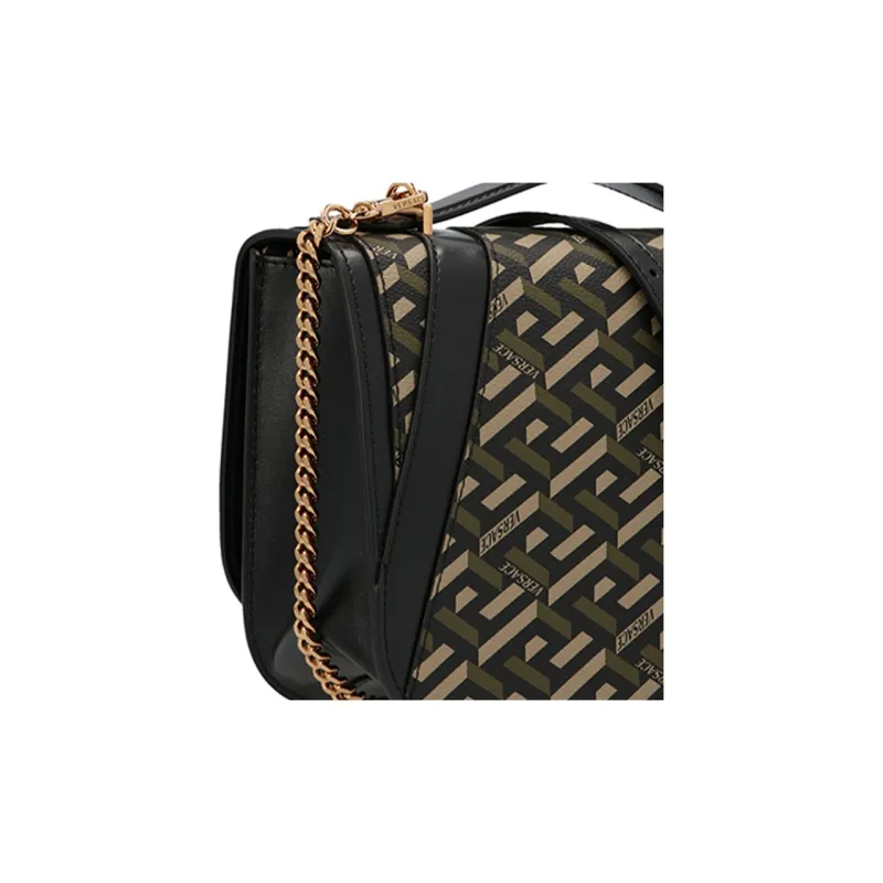 VERSACE Virtus Leather Shoulder Bag Crossbody Bag Regular Women's Multicolor-3