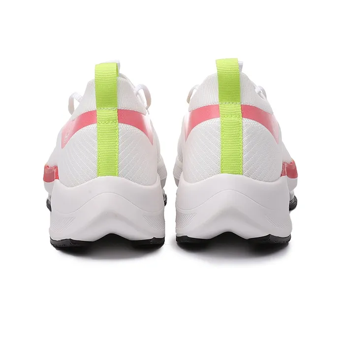 VOIT Running Shoes Unisex Low Top White Rainbow-4