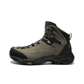 KAILAS N53 2 FLT Collection Slip-Resistant Water-Resistant Mid-Top Outdoor Snowy Hiking Shoes Men's Deep Moss Green