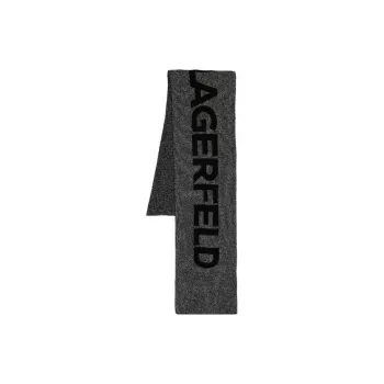 KARL LAGERFELD Knit Scarves Women's Gray