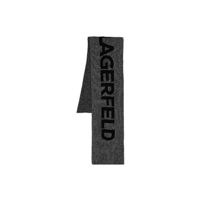 KARL LAGERFELD Knit Scarves Women's Gray-0