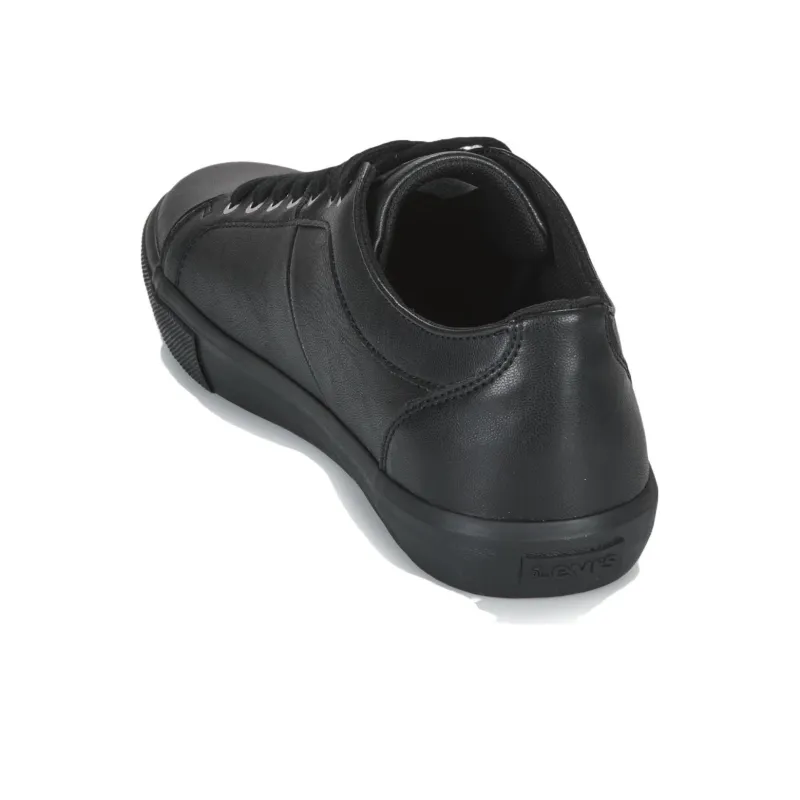 Levis Wear resistant And Lightweight Low Top Skateboard Shoes Men's Black-5